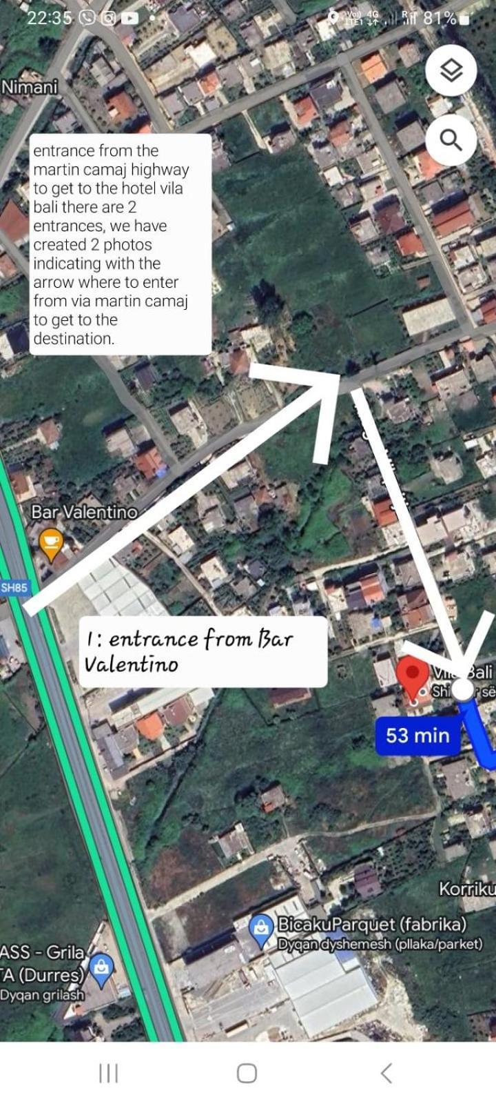 Vila Bali Durres Ngoại thất bức ảnh